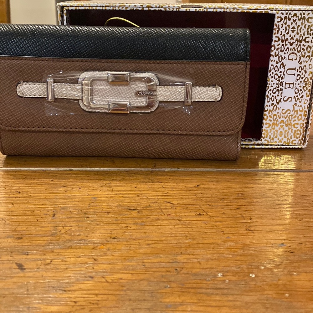 Guess Wallet black/ brown New